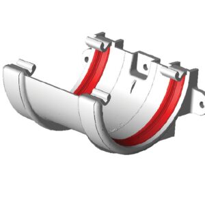 Freeflow Round Union Bracket - White